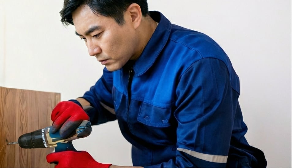 家具を解体する